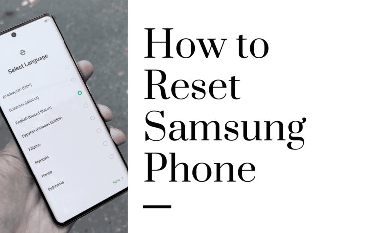 How to Reset Samsung Phone!