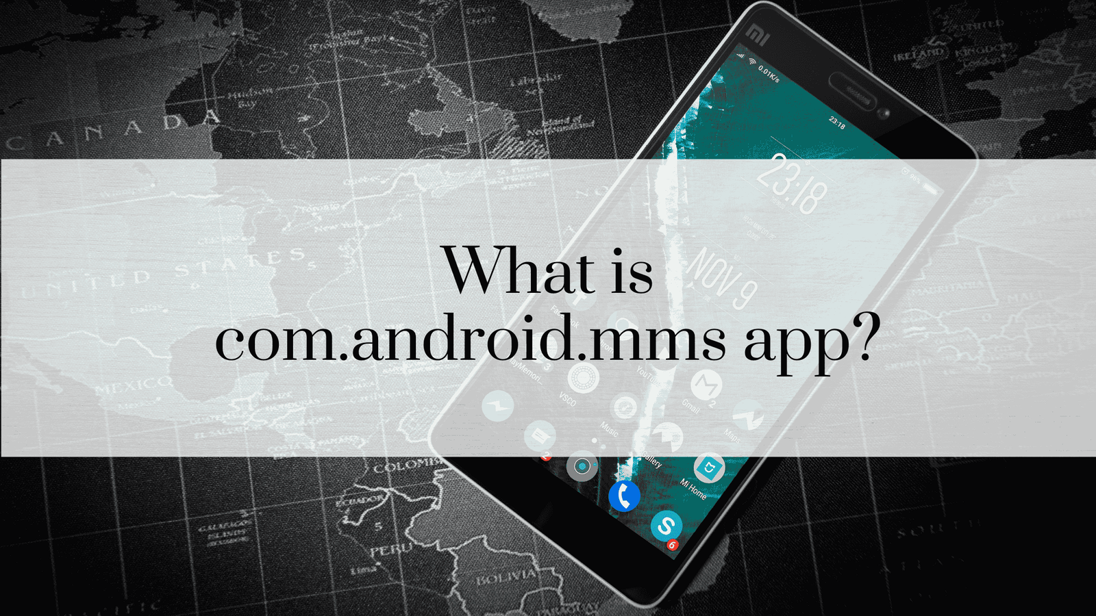 What is com.android.mms app?