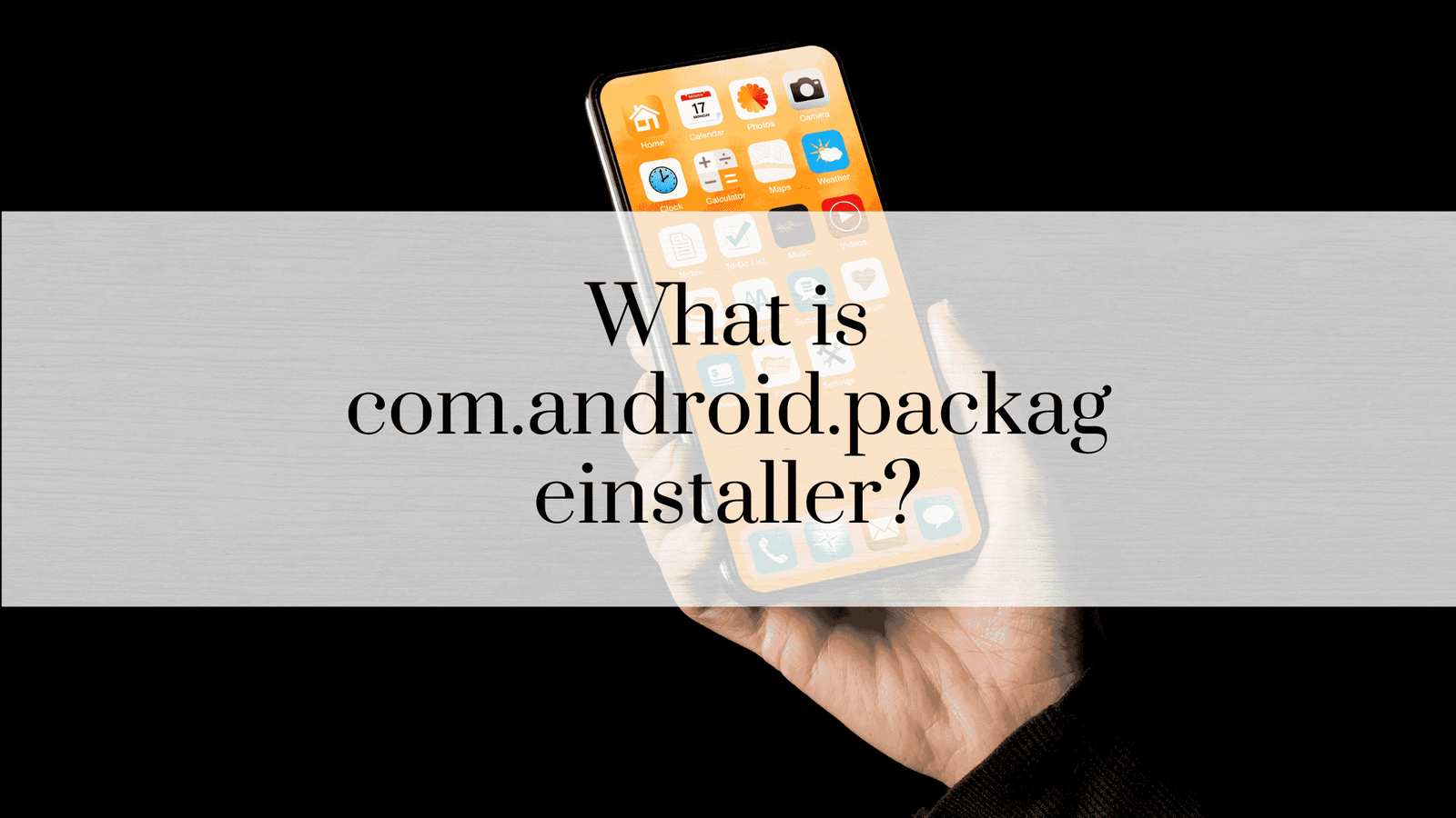 What is com.android.packageinstaller?